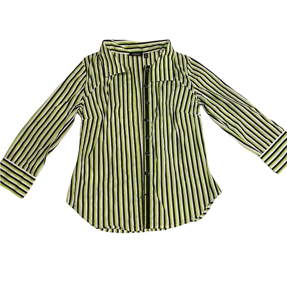 Carlisle striped button up